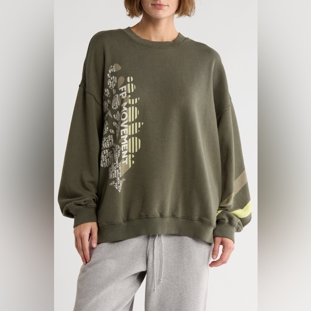 FP Movement All Star Oversize Graphic Sweatshirt